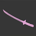Carved Metal Sword Weapon With Sharp Blade Traditional Design And Wrapped Handle
