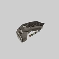 Modern Soft Fabric Curved Double Sofa With Multiple Neutral Color Options For Cozy Living Space