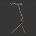Sturdy Adjustable Tripod Equipment With Durable Metal Legs And Locking Mechanism