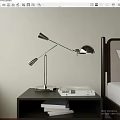 Modern table lamp 3d model