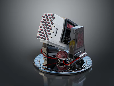 Modern Armored Military Tank Design With Turret Weapon System And Metal Details 3d model