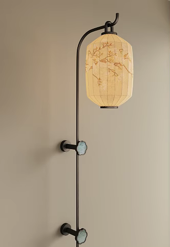 New Chinese Zen Wall Lamp Long Wall Lamp Lantern Wall Lamp Bedside Wall Lamp Mirror Front Wall Lamp Living Room Wall Lamp Corridor Wall Lamp Hall Wall Lamp Art Wall Lamp 3d model