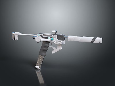 Modern Sci-Fi Gun Sci-Firearms Sci-Fi Game Gun Games Firearms Game Gun 3d model