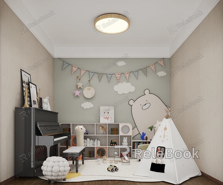 Children's Room Entertainment Area model