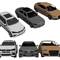 Various Colored Car Models Featuring Sedan And SUV Varieties On