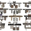 Modern Wooden Office Desk Designs With Chairs Lamps And Storage Solutions