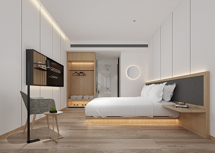 Hotel Rooms Modern Rooms 3d model