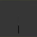 Traditional Samurai Sword With Curved Blade And Decorative Handle Isolated On Gray Background