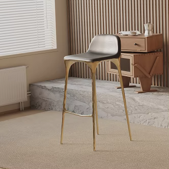 Modern Bar Chair 3d model