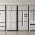 Modern Refrigerators And Freezers In Sleek Design For Contemporary Kitchen Appliances