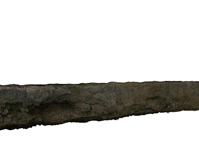 Stunning Natural Scenic Landscape With Rocky Terrain And Lush Vegetation 3d model