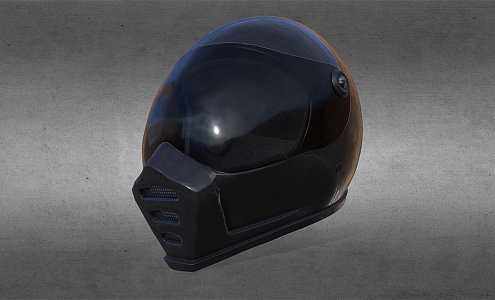 Motorcycle Helmet 3d model