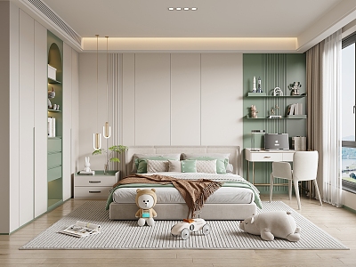 Modern Children's Room 3d model