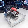 modern engine 3d model