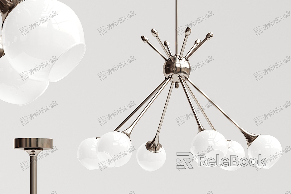 Modern chandelier multi-head chandelier model