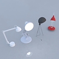 Table Lamp Industrial Wind Table Lamp Floor Lamp Bedside Lamp 3d model