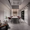 Modern Industrial Open Studio Space With Bicycle Photography Equipment Stairs And Pendant Lights