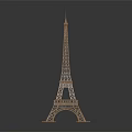Modern Eiffel Tower Eiffel Tower 3d model