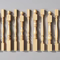 Wooden Baluster Designs Featuring Various Classic And Decorative Staircase Railings