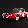 Retro Rally Racing 3d model
