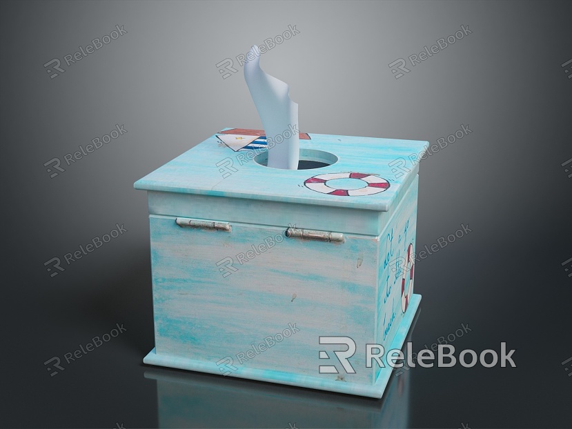 Box Paper Box Box Box Box Luggage Container PBR model