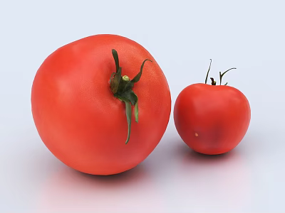 tomato cherry fruit vegetable fruit 3d model