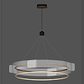 Light Luxury Chandelier 3d model