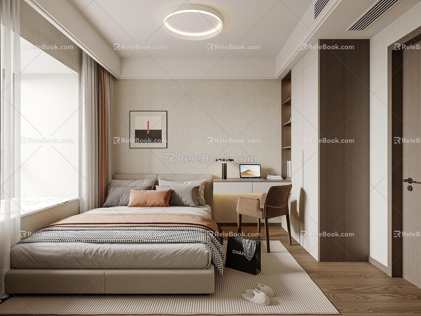 Modern Bedroom 3d model