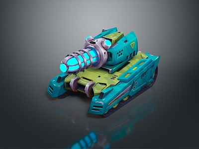 Sci-fi Tank Cartoon Tank Sci-fi Vehicle Sci-fi Vehicle World of Tanks Tank War Anime Tank 3d model