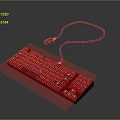 Keyboard Wireless Keyboard Computer Configuration Bluetooth Keyboard Gaming Keyboard Mechanical Keyboard Women's Keyboard 3d model