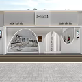 Modern U HAIR Salon Exterior With Glass Storefront And Styling Chairs Interior