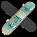 Colorful Skateboards With Cartoon Characters And Unique Graphic Designs