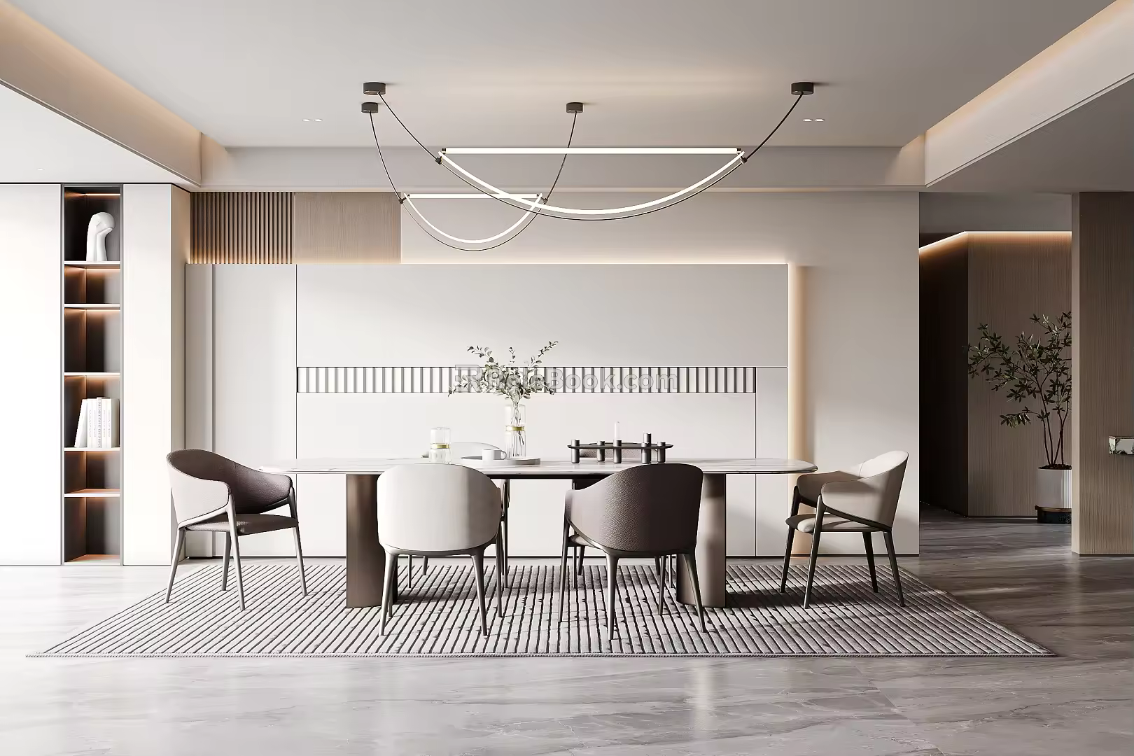 Modern Restaurant 3d model