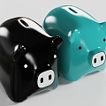 Piggy bank 3d model