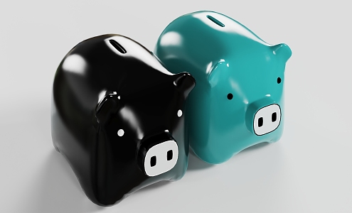 Piggy bank 3d model