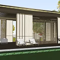 Modern Pavilion 3d model