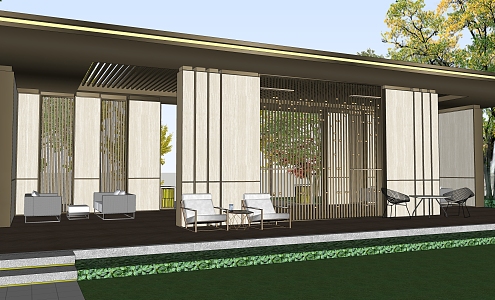 Modern Pavilion 3d model