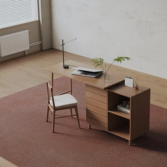 Modern Bookshelf 3d model