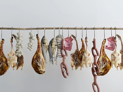 Modern bacon 3d model