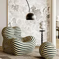 Modern single sofa 3d model
