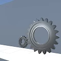 Large And Small Metal Gears As Hardware Tools For Industrial Mechanical Design