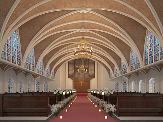 european church 3d model