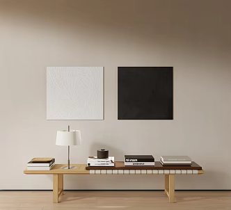 Modern bench 3d model