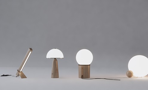 Quiet Table Lamp 3d model