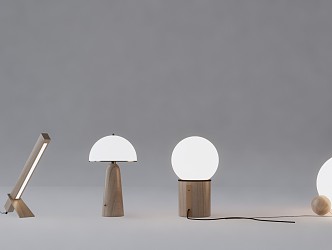 Quiet Table Lamp 3d model