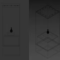 Museum Display Cases With Transparent Glass Lighting And Dark Background For Exhibits