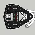 intelligent robot competitive robot internal structure 3d model
