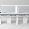 Modern Experiment Table Student Experiment Table 3d model