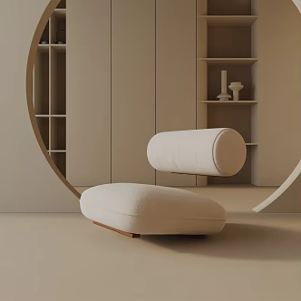 modern leisure chair 3d model