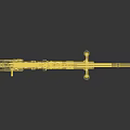 Modern Sniper Rifle With High Power Scope Wooden Stock Magazine And Bipod